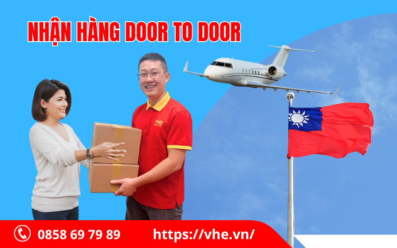 nhận hàng tại Đài Loan