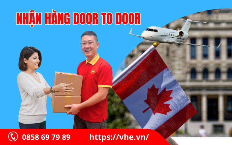 nhận hàng tại Canada